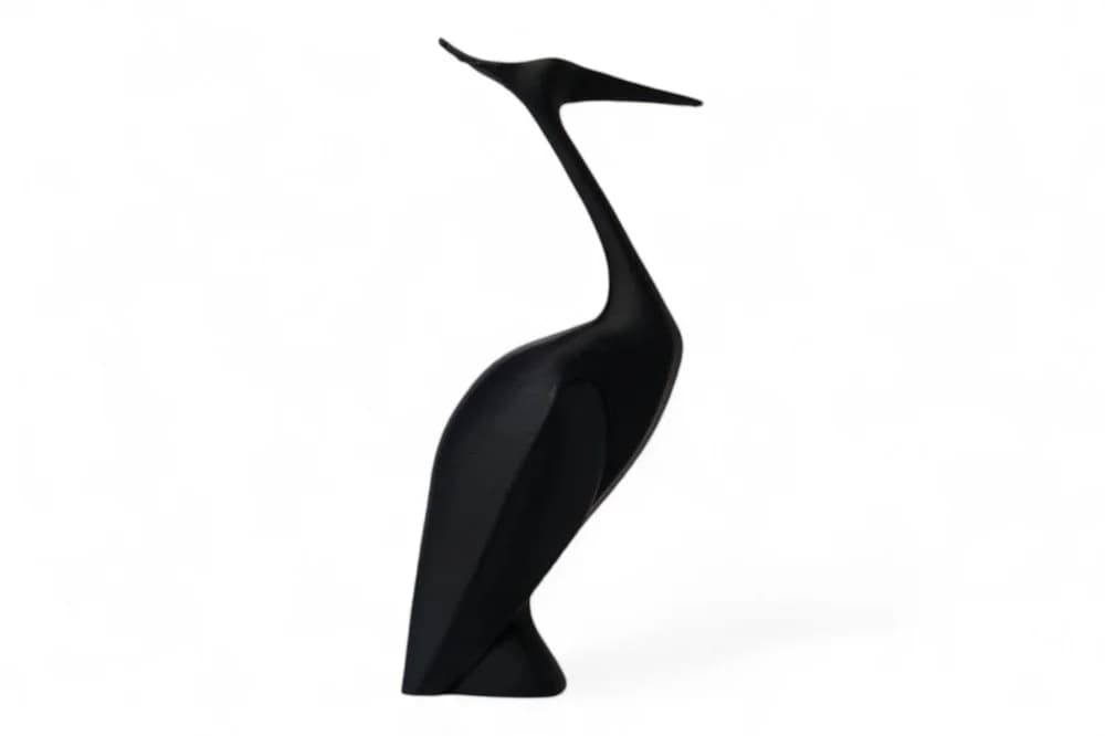 Graceful Egret Sculpture