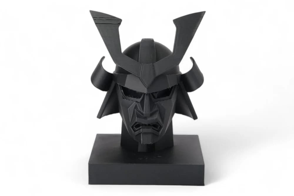 Samurai Mask Sculpture
