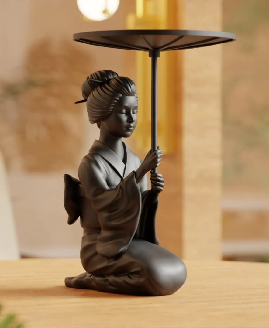 Silent Geisha Sculpture