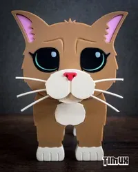 Üzgün Kedi Gözlük Tutacağı - Küçük görsel 2