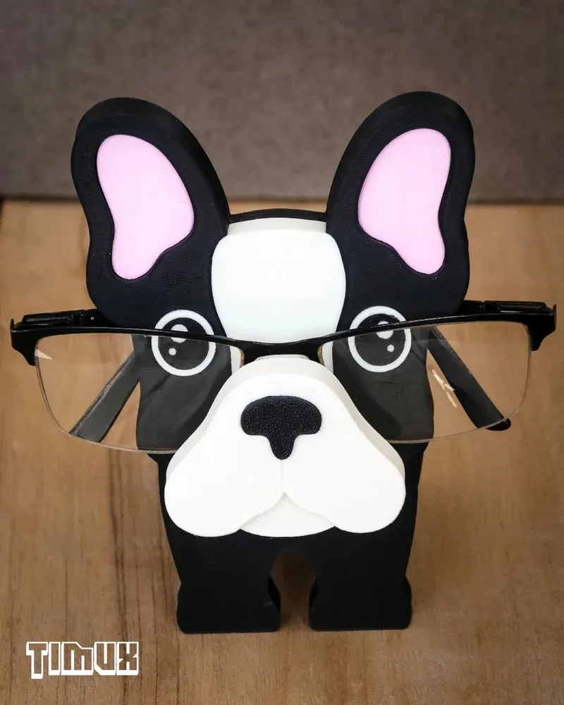 French Bulldog Gözlük Tutacağı - 1