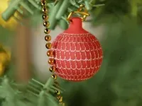 Wavy Christmas Ornament - Küçük görsel 2