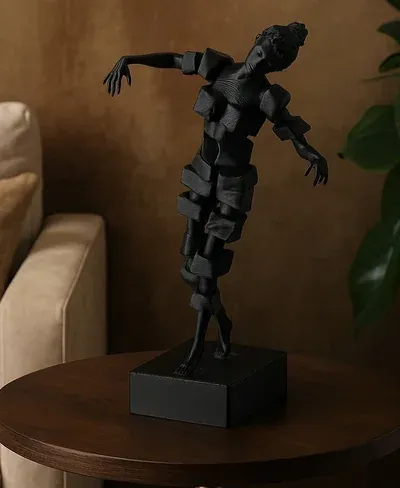 Fragmented Dancer Sculpture - 1
