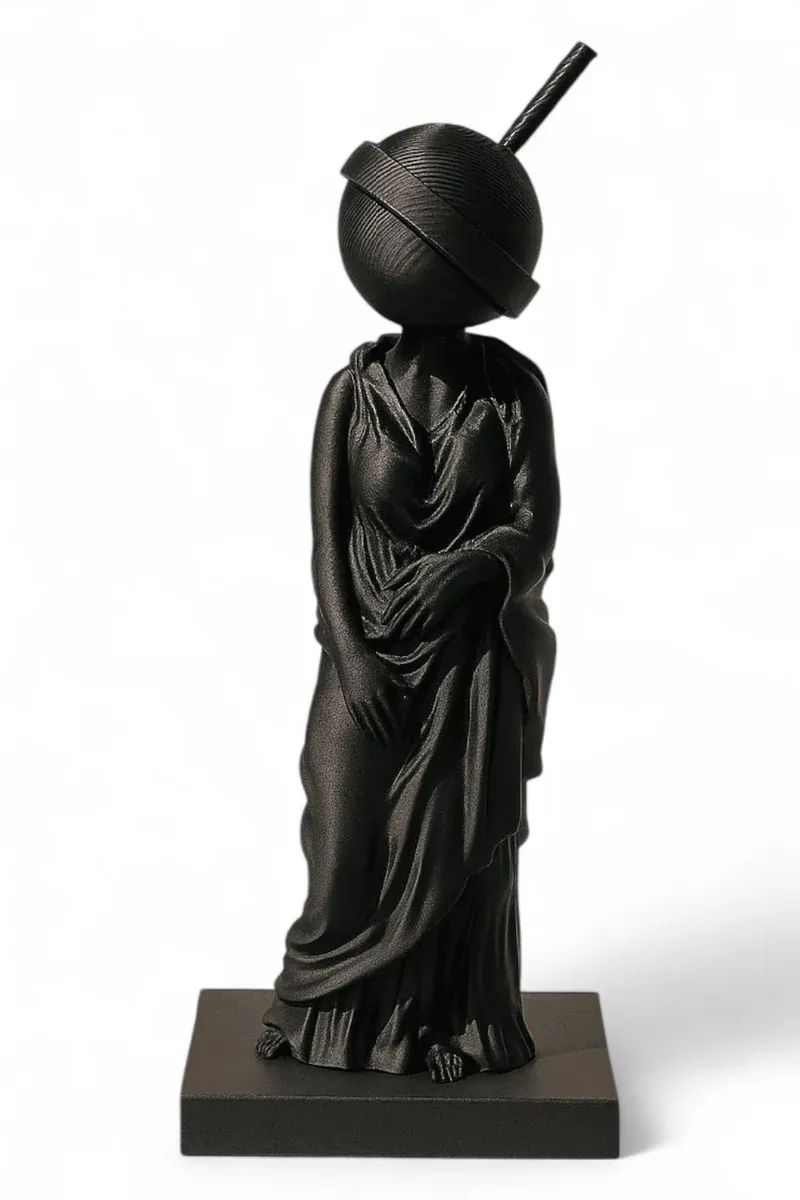 Lollipop Head Statue