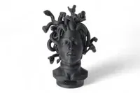 Medusa Bust Sculpture - Küçük görsel 1
