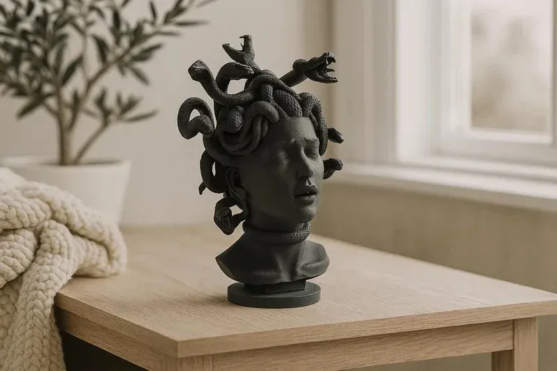 Medusa Bust Sculpture - 1
