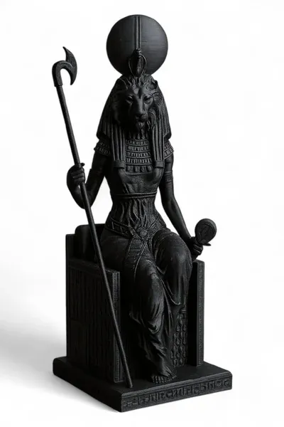 Seated Sekhmet Statue