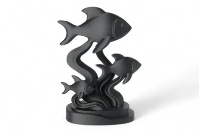 Stylish Fish Sculpture