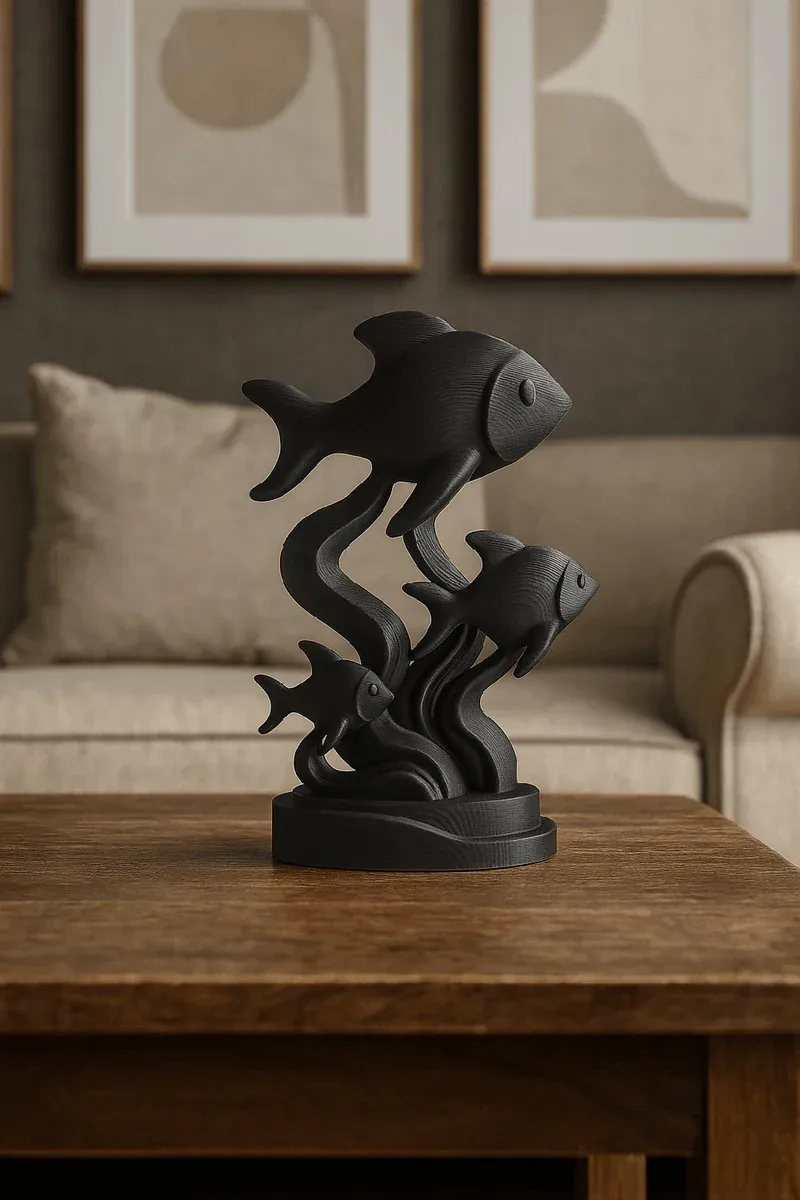 Stylish Fish Sculpture - 1